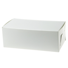 Klassisk kageæske 240x130x90  mm Hvid (200-pak)