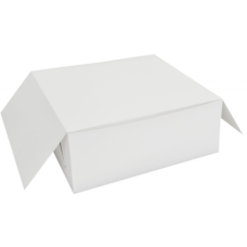 Klassisk kageæske 280x280x100 mm Hvid (100-pak)