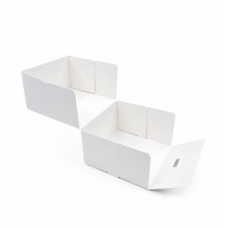 Quick Cake Box 180x180x100 mm– Hvid (15-pak)