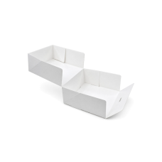 Quick Cake Box 260x260x120 mm – Hvid (10-pak)