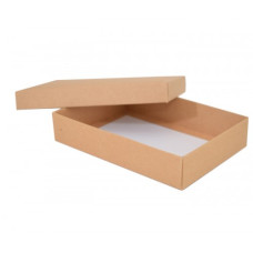 Sober æske og låg 159x112x32 mm brun natur (100-pak)