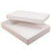 Sober æske og låg 220x160x32 mm hvid (100-pak)