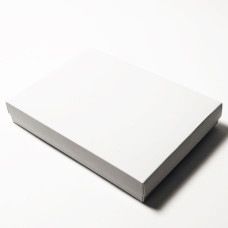 Sober æske og låg 220x160x32 mm hvid (100-pak)