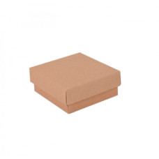 Sober æske og låg 78x82x32 mm brun natur (100-pack)