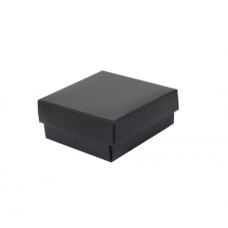 Sober æske og låg 78x82x32 mm sort (100-pack)