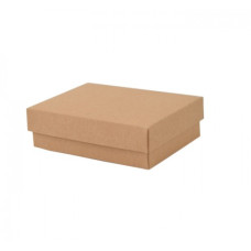Sober æske og låg 112x82x32 mm brun natur (100-pak)