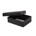 Sober æske og låg 112x82x32 mm sort (100-pak)