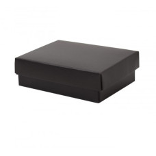 Sober æske og låg 112x82x32 mm sort (100-pak)