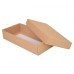 Sober æske og låg 159x78x32 mm brun natur (100-pak)