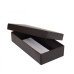 Sober æske og låg 159x78x25 mm sort (100-pak)