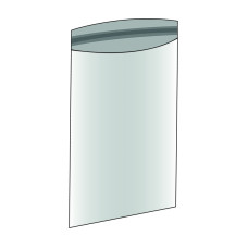 Cellofanpose med tape  122x165+30 mm (100-pak)