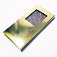 Prøve: Æsker til chokoladebarer 160x80x15 mm guld 