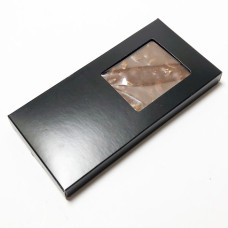 Æsker til chokoladebarer 160x80x15 mm sort mat (100-pakke)