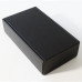 Gift box Linned præget 340x180x90mm sort 2 flasker (30-pak)