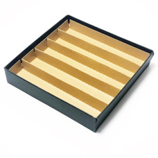 Indsæts i filer 160x160x19 mm naturlig brun karton (100-pak)