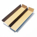 Indsæts i filer 159x78x19 mm naturlig brun karton (100-pak)