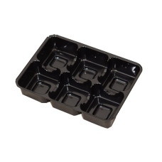 Praliné-indsats 112x82x20 mm 6 pr sort (100-pak)