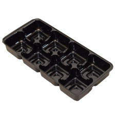 Praliné-indsats 159x78x20 mm 8 pr sort (100-pak)