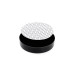Rund plastikkrukke med sort låg Ø63x70 mm 150ml, 20-pak