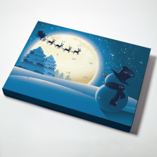 Julekalender Snemand 365x260x35 mm (25-pakke)