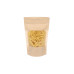 Doypack Standup Zip-poseMed vindue Naturlig brun 130x70x225 mm 100-pack