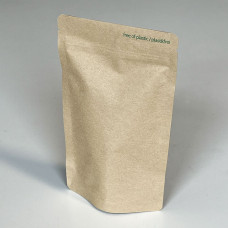 Doypack Standup Zip-pose Naturlig brun 85x50x140 mm 100-pack
